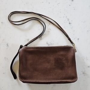 Vintage Coach Bonnie Bag Brown Glove Tanned Leather Crossbody Purse Classic Mini